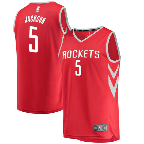 Maillot nba Houston Rockets Icon Edition Homme Aaron Jackson 5 Rouge